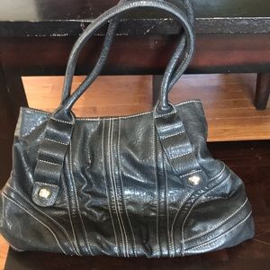 Nine West Black Leather Handbag